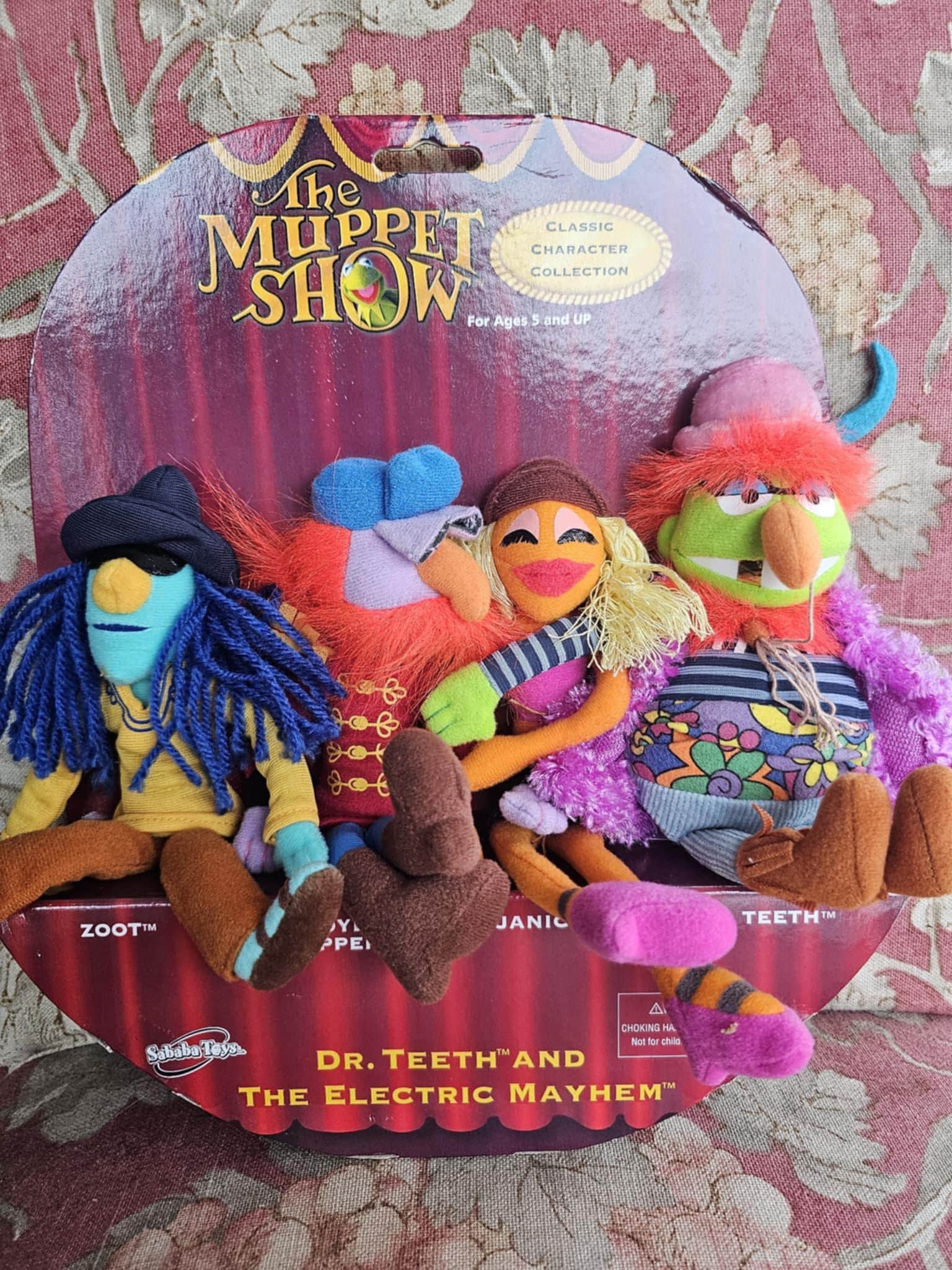 2003 Sababa Toys Dr. Teeth & the Electric Mayhem Muppets 8” Plush