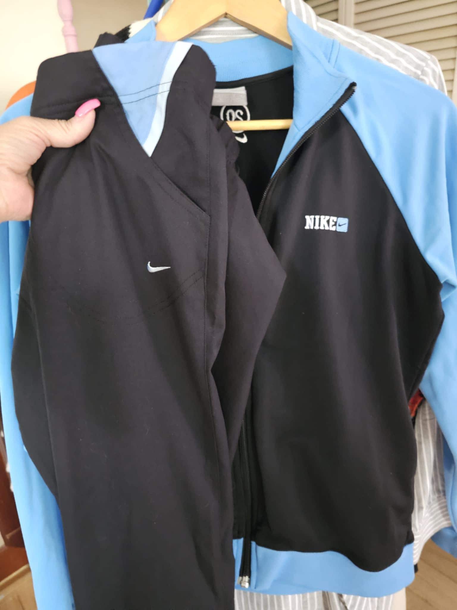 ウォーキング NIKE - 00s NIKE track jacket &amp; pants set up Y2K Nike tracksuit, neon purple vintage track suit, jacket pants