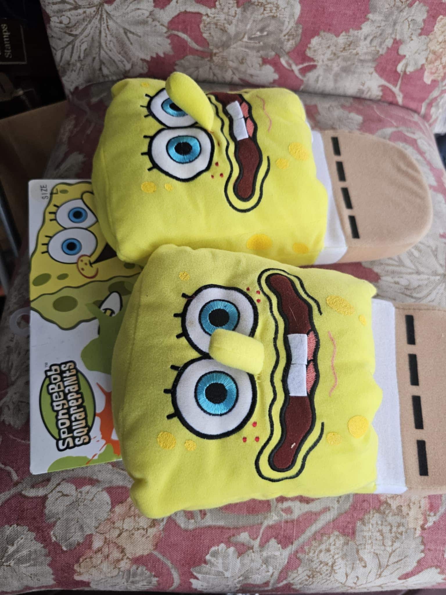 sponge bob slippers