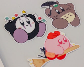 Studio Ghibli x Kirby Stickers