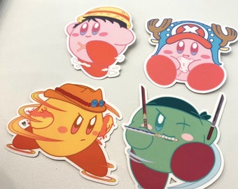 One Piece x Kirby Stickers