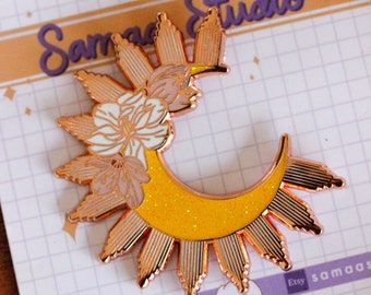 Moon Pin by Samaa Studio