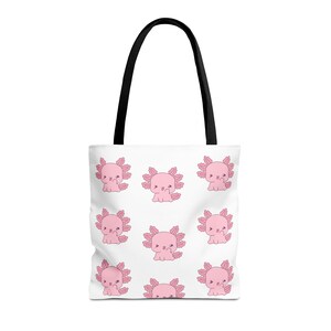 Axolotl Handbag, Kawaii Axolotl, Kawaii Handbag, Kawaii Accessories, Anime Accessories, Cosplay Accessories, Unique Fashion Bag, Tote Bag