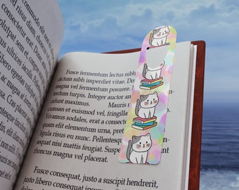 Bladwijzer, cadeaus voor haar, cadeau voor boekenliefhebbers, leuke unieke bladwijzers, flirtbladwijzer, cadeau kattenliefhebber, metalen bladwijzer, bladwijzers voor vrouwen