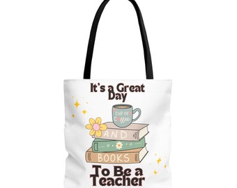 Teacher Tote Bag, Teacher Appreciation Gift, Back to School Tote, Teacher Gift, Teacher Accessories, Classroom Essentials, Teacher Bag