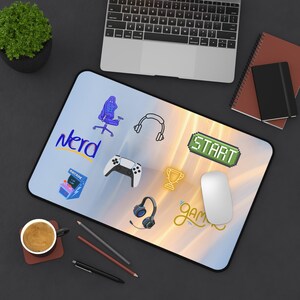Gamer Desk Mat, Mouse Pad, Keyboard Accessory, Gaming Playmat, Gaming Mouse Pad, Desk Pad, Computer Accessories, Home Decor, Home Office