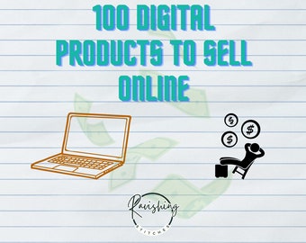 Topp digitala produkter att sälja på Etsy - Digital nedladdningsbar e-bok | Etsy affärsguide, digitala produktidéer, Etsy-försäljningstips, webbutik