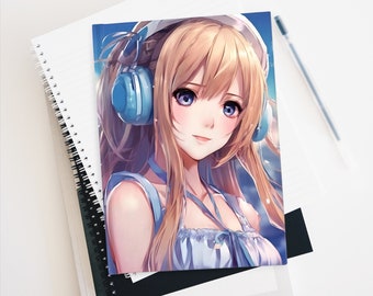 Anime Waifu Journal, Waifu Girl, Anime Girl, Anime Products, Anime Merch, Manga, Japanese Art, Anime Aesthetic, Gift for Writer, Notebook