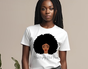 Camisa de poder negro de historia negra, camisa de junio, camisa de historia negra, camisas de cultura negra, derechos civiles, 1865, camisa de junio para mujeres