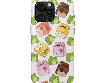 Aesthetic Phone Case, Custom Phone Case, Kawaii Phone Case, Y2K Phone Case, Frog Aesthetic, Anime Case, Kawaii Aesthetic, Collage Phone Case