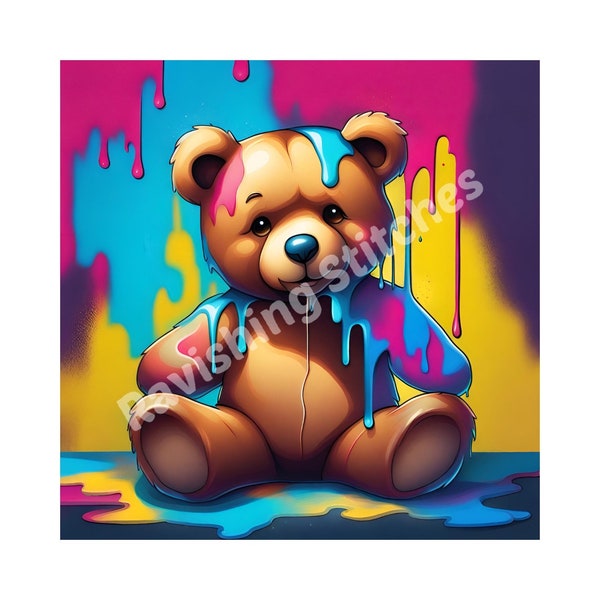 Teddy Bear PNG Image, Instant Download, Sublimation Design, Creative Image, Digital File, Craft, Graphic, Clip Art, Designs