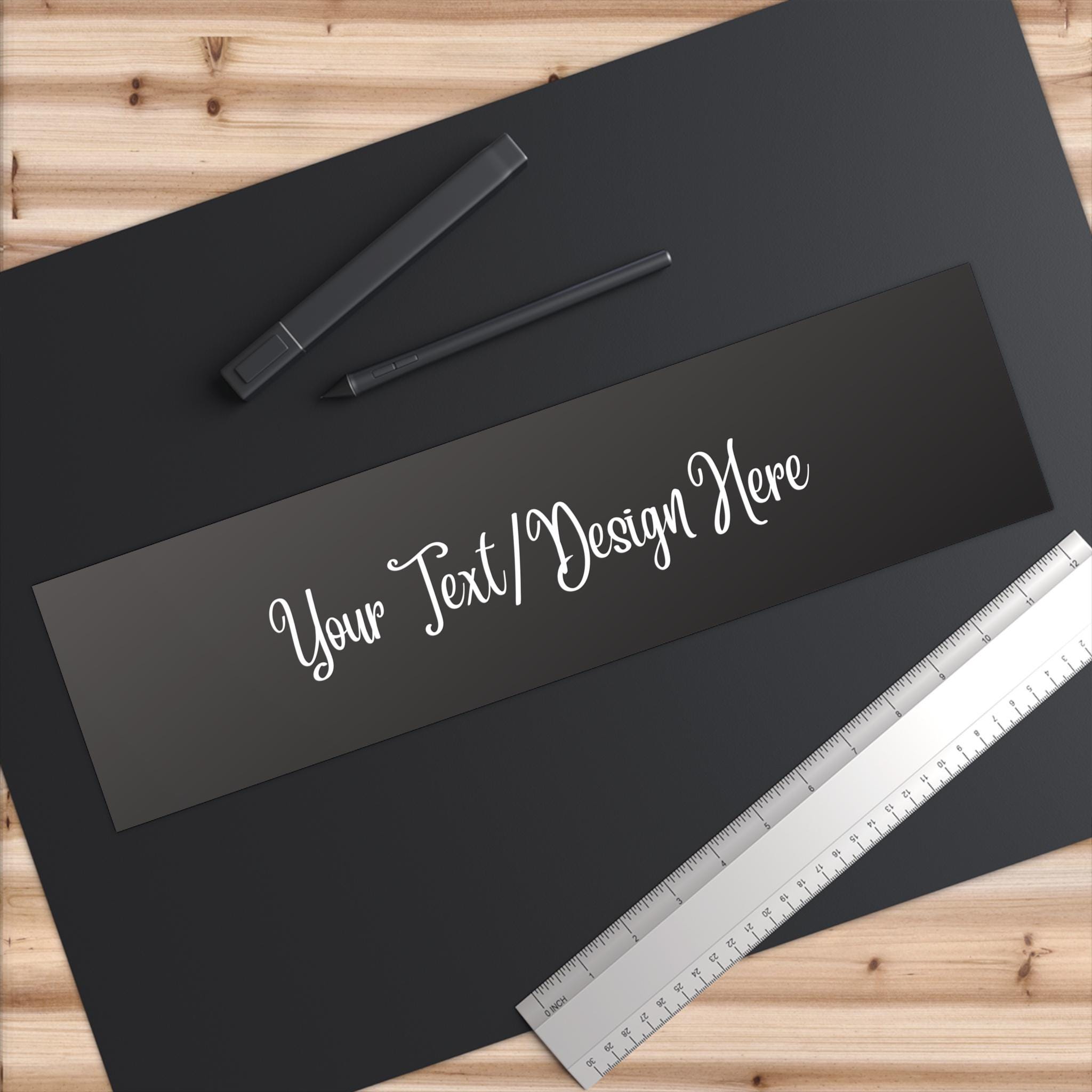 Personalized Car Bumper Sticker - Custom Vinyl Decal, Unique Design ...