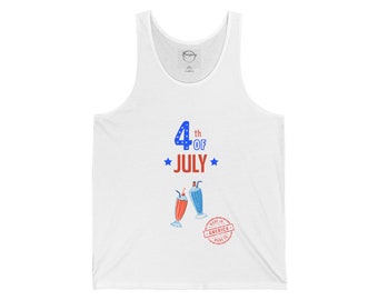 Unisex Czwarty Lipca Tank, Czwarty Lipca Top, Patriotyczna Koszulka, Amerykański Tank, Merica Tank, Czwarty Lipca Tank Top, Patriotyczny Tank, Merica Shirt