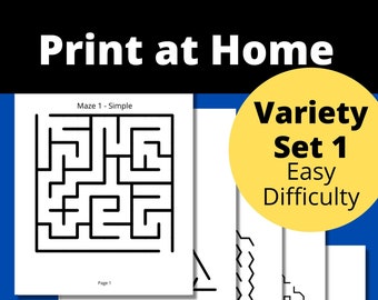 easy maze for kids etsy