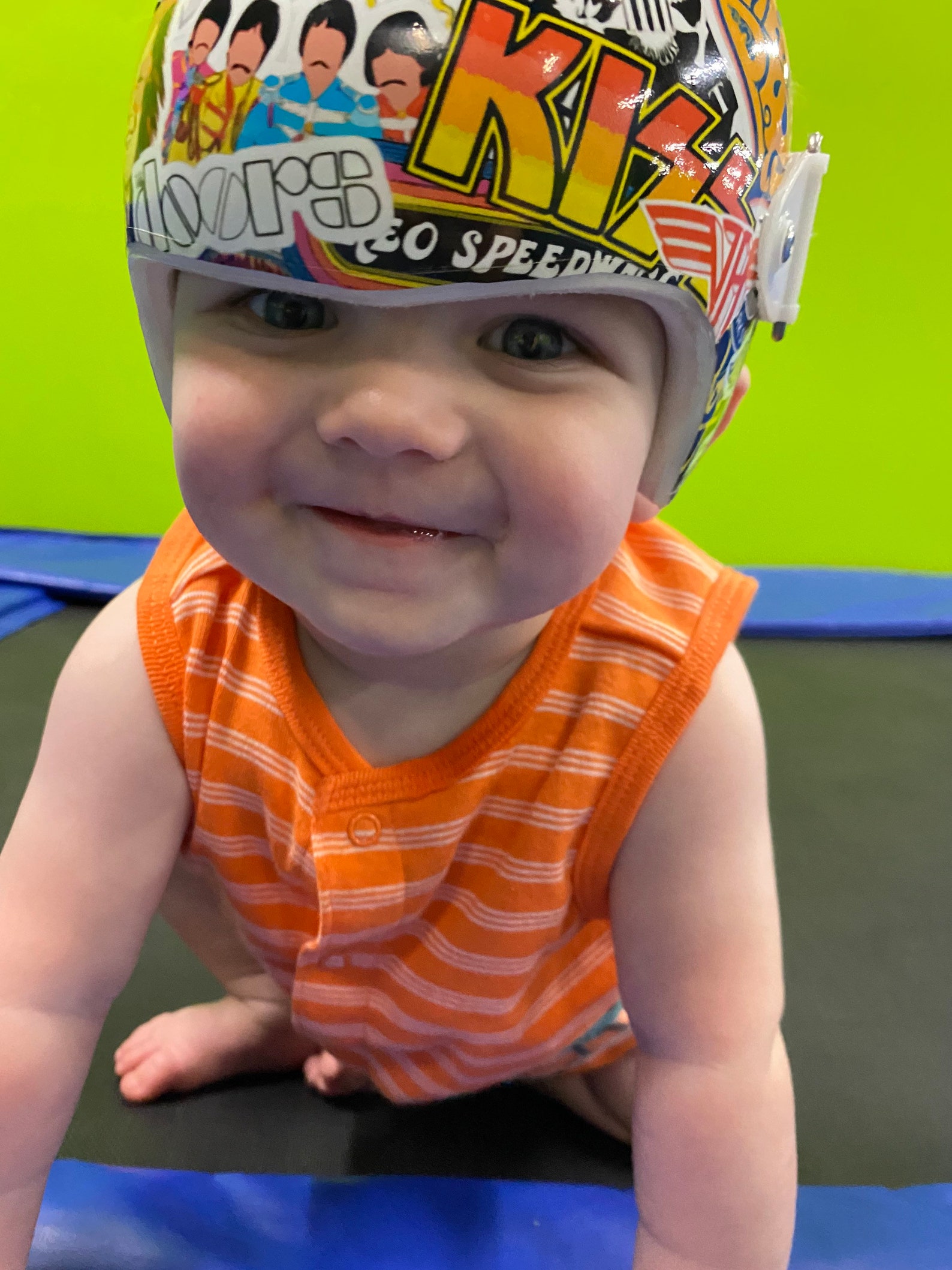 Custom Doc Band Helmet Rock Band Sticker Bomb Wrap Digital Etsy