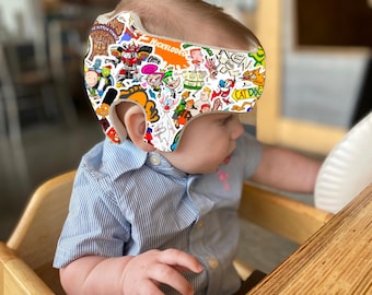 Custom Doc Band Helmet 90’s Cartoon Sticker Bomb Wrap- Digital Download File