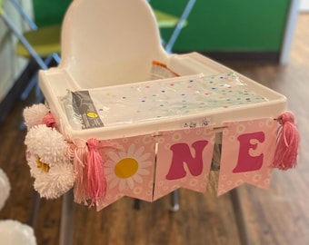 One Groovy Girl Highchair Banner