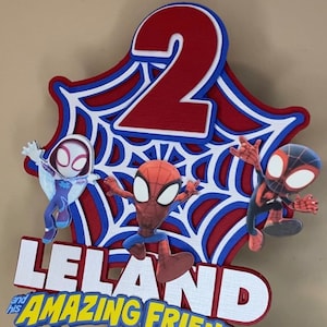 Spidey and His Amazing Friends 3-D Cake Topper