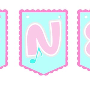 Bubble Gum Ms. Rachel Highchair Banner