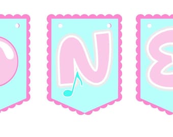 Bubble Gum Ms. Rachel Highchair Banner