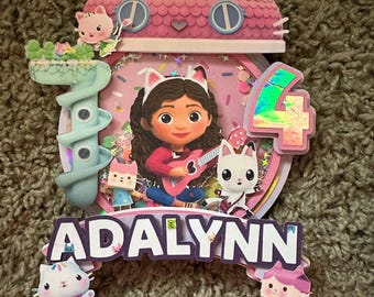 Gabby Cat 3-D Cake Topper