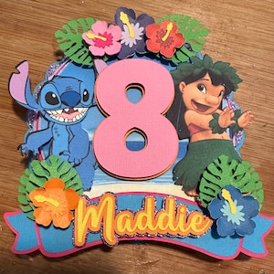 Lilo & Stitch Tropical 3-D Cake Topper