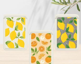 Fruit Leather MagSafe Wallet- Citrus Card Holder for iPhone 12, 13, 14, 15, 16