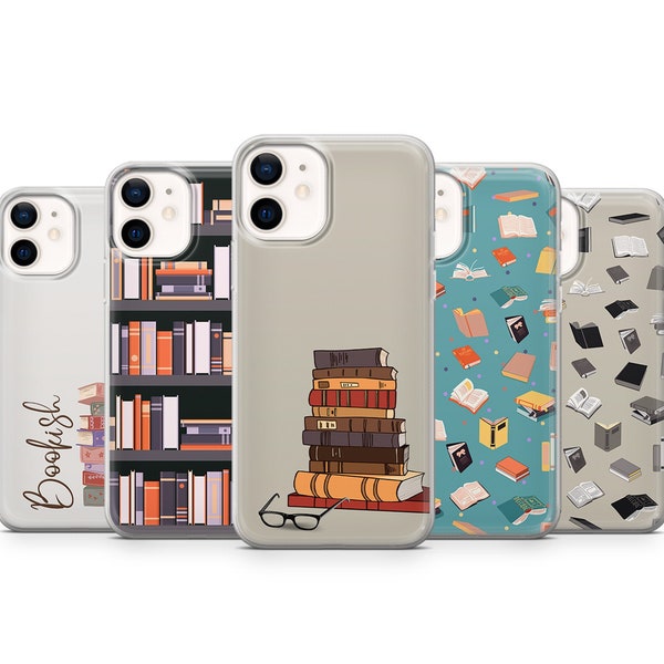 Bookish Phone Case, Cute Booktok Case for iPhone 14, 13, 12 Pro, Samsung S23, S22, S21, Huawei P40, P50 and other models
