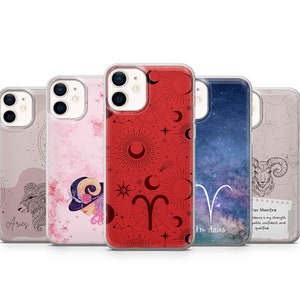 Aries Phone Case. Zodiac Phone Case. Astrology Phone Case fits iPhone 14, 13, Samsung S21, S20, Huawei P50, P40 and 100+ phone models