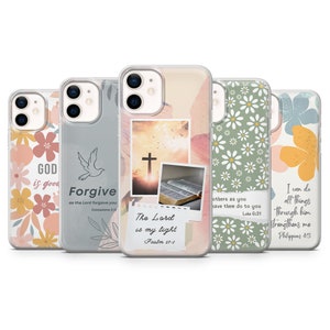 Floral Christian Phone Case – Scripture Faith Design