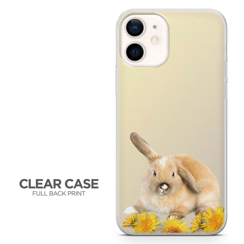 Soft Yellow phone case with Beige Bunny & Dandelions:
Warm yellow matte phone case featuring a beige bunny surrounded by dandelions. Cheerful and uplifting design, ideal for springtime. Can be customized with your name or initials. Great as an Easter or friendship gift.