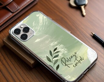 Custodia per telefono Courage - Custodia verde oliva per incoraggiamento per iPhone, Pixel e Samsung