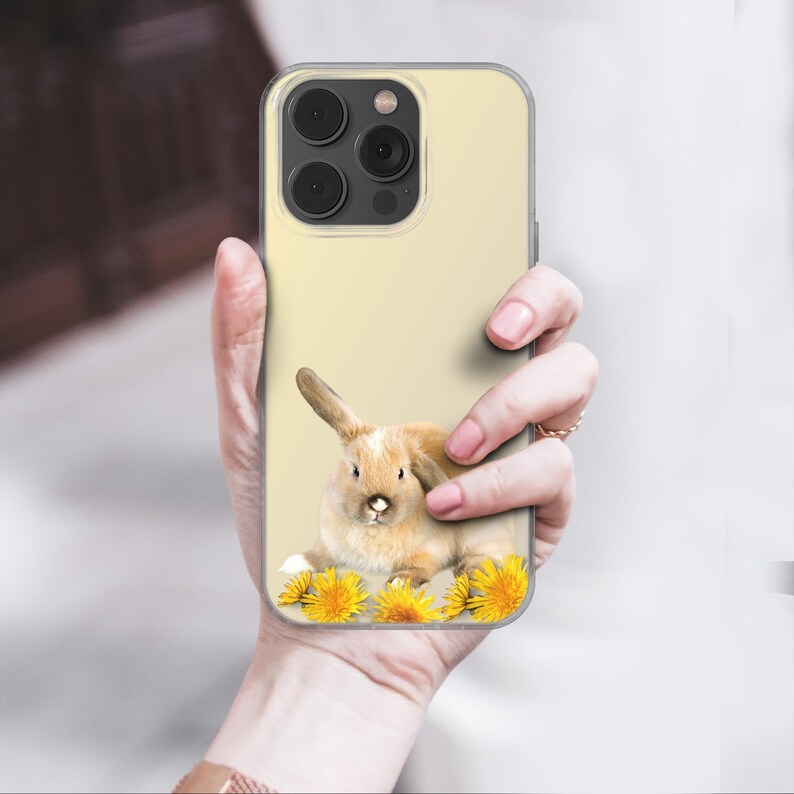 Matte Rabbit Phone Case, Easter Bunny Cover for iPhone and Samsung image 11