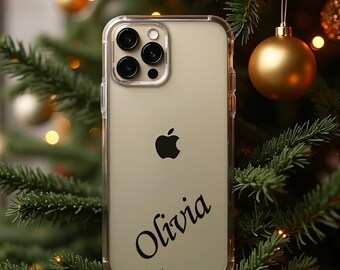 Custodia personalizzata / Cover trasparente MORBIDA per iPhone, Pixel, Samsung