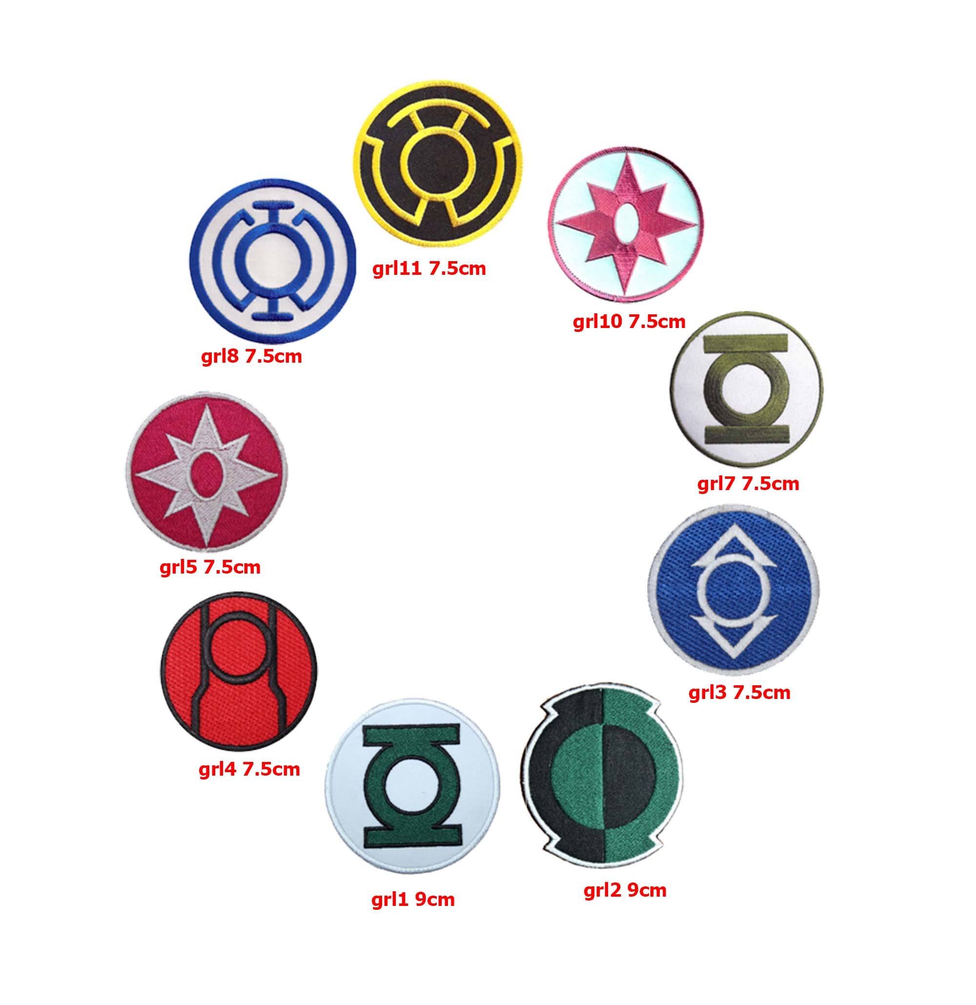 Lantern Corps Rings with Engraved Oaths