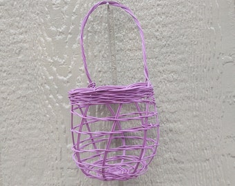 Vintage Flower Vase Basket Weaving Kit Lyn Siler and Carolyn Kemp design dyed reed instructions 4.5 x 6.25h x 5.25 d