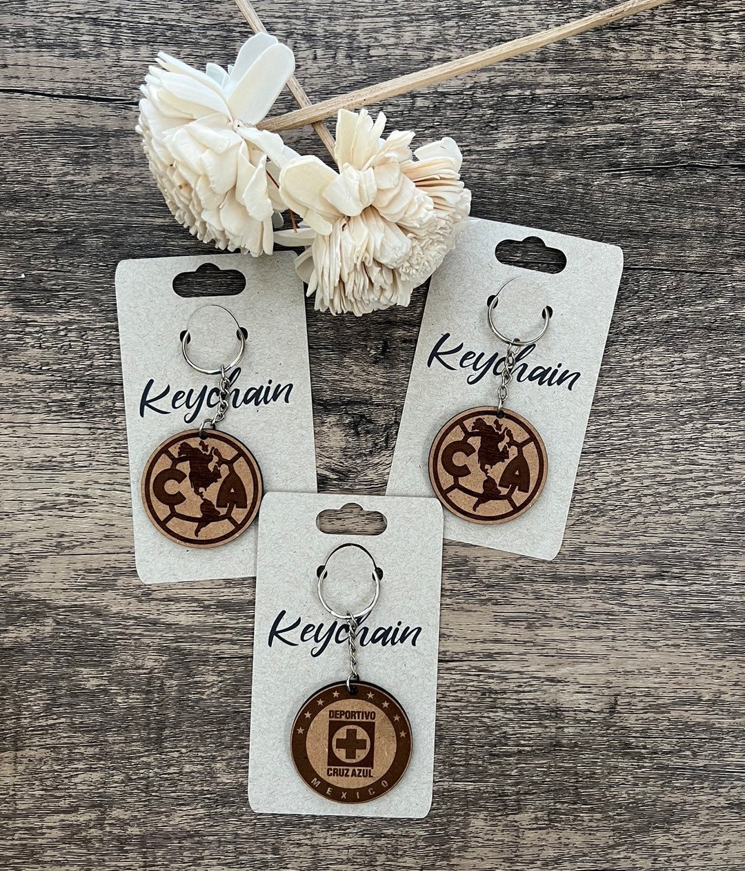 Woodspring Keychains Wood Keychain - Etsy