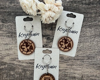 Wood Keychain