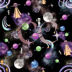 Aliens in Space Seamless File