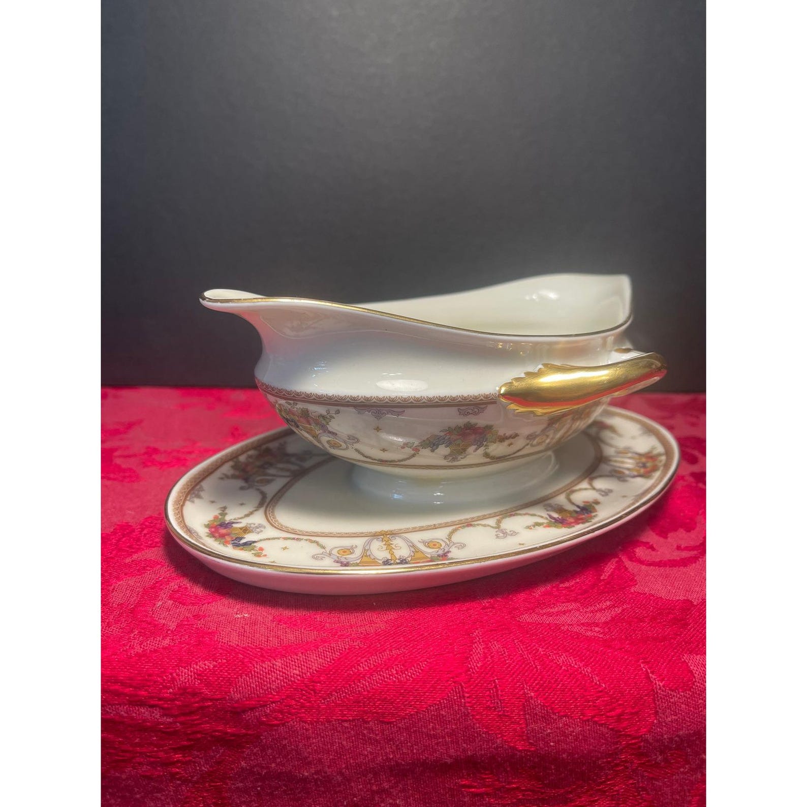 Vintage 1930's Bohemia Royal Ivory Collection Gravy Boat Made in ...