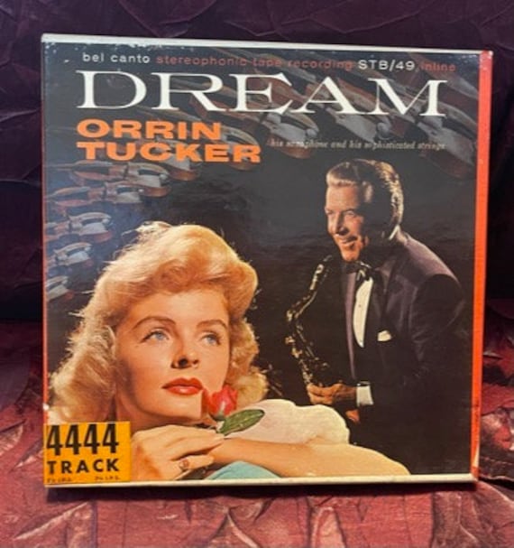 4 Track Reel to Reel Music Tape Orrin Tucker Dream Saxophone Music 1960's  in Original Box 