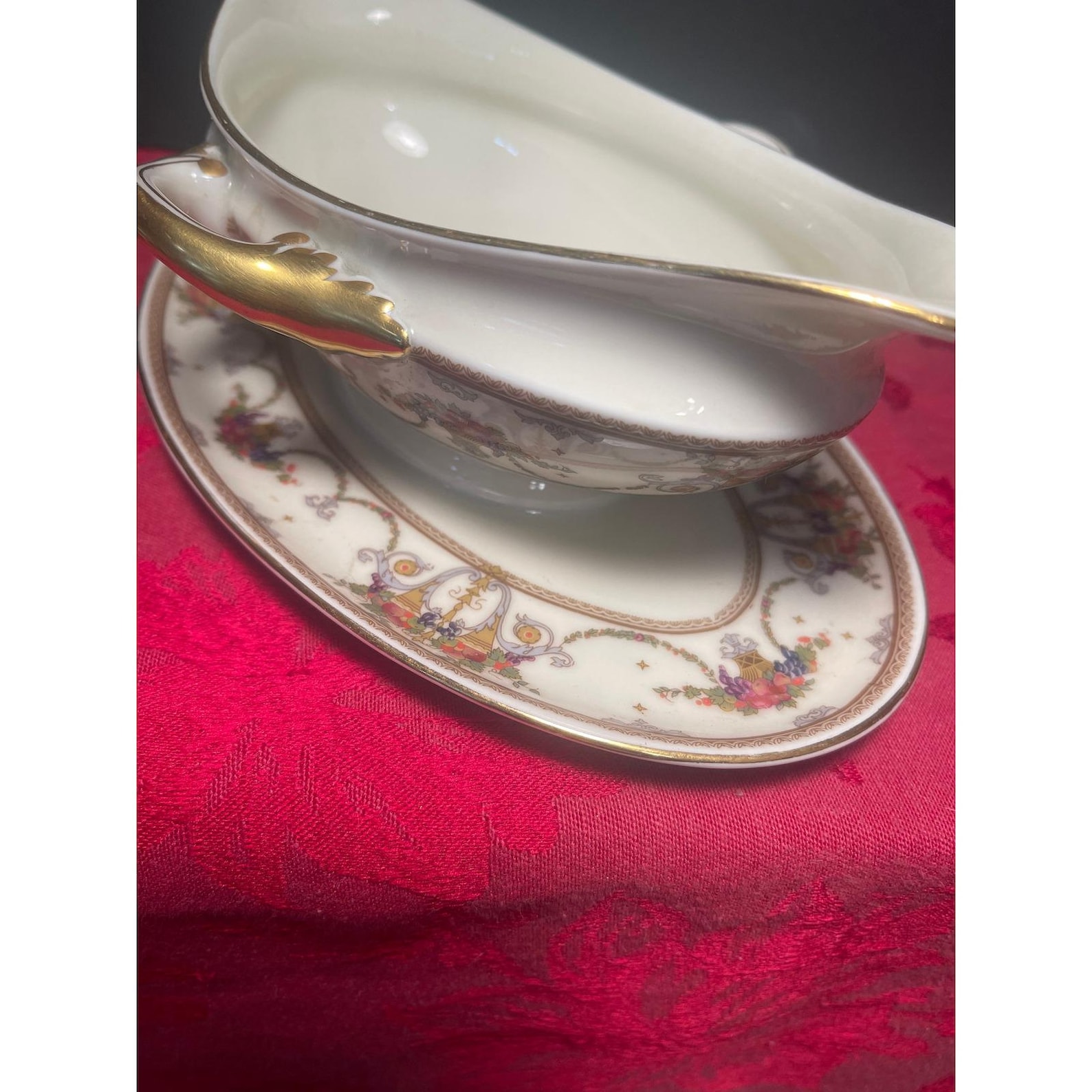 Vintage 1930's Bohemia Royal Ivory Collection Gravy Boat Made in ...