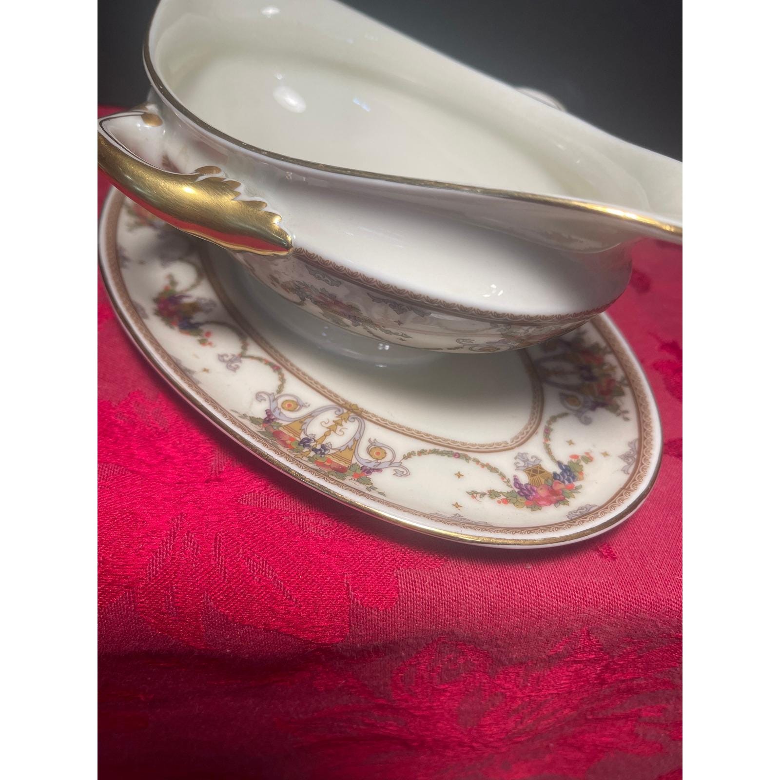Vintage 1930's Bohemia Royal Ivory Collection Gravy Boat Made in ...