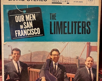 4 Track Reel to Reel Music Tape, The Limeliters, Titled Our Men in San Francisco 1960's In Original Box