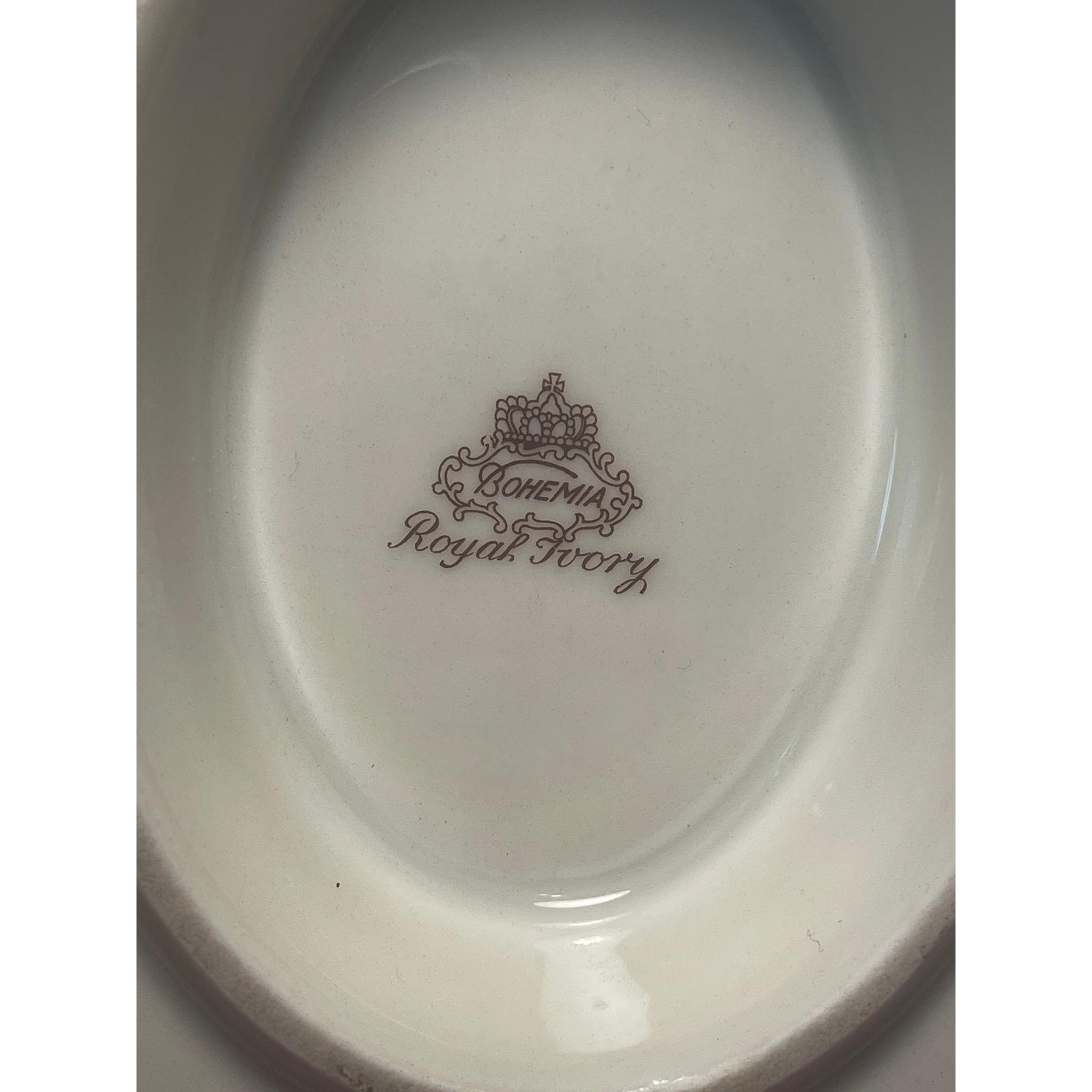 Vintage 1930's Bohemia Royal Ivory Collection Gravy Boat Made in ...