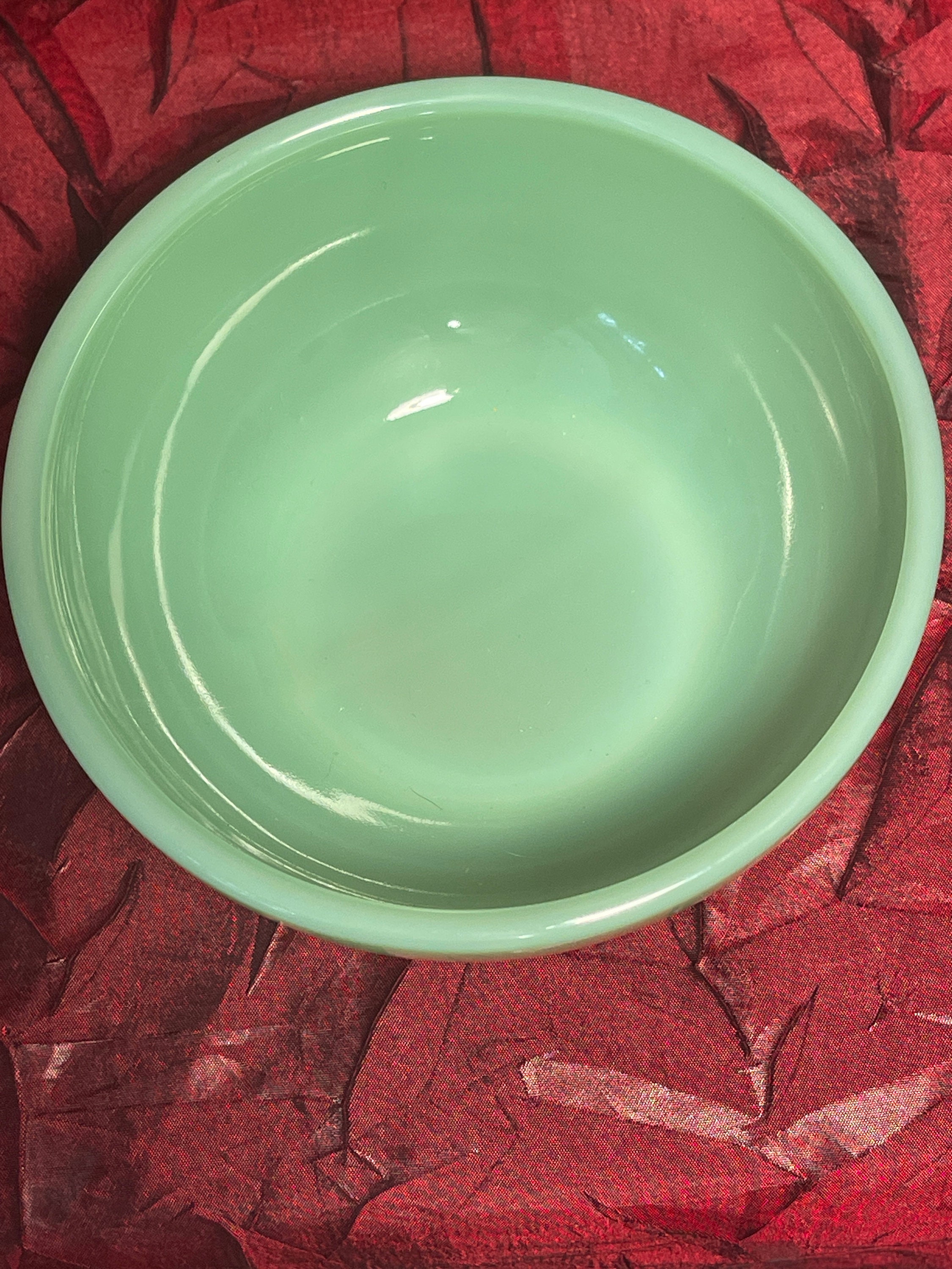 Vintage Jadeite Fire King Chili Bowls Anchor Hocking Oven Ware Etsy