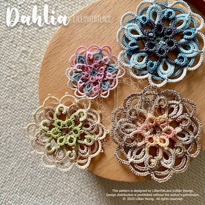 Mönster för frilor med dahliabrosch: Handledning för lagereffekt (PDF-nedladdning)