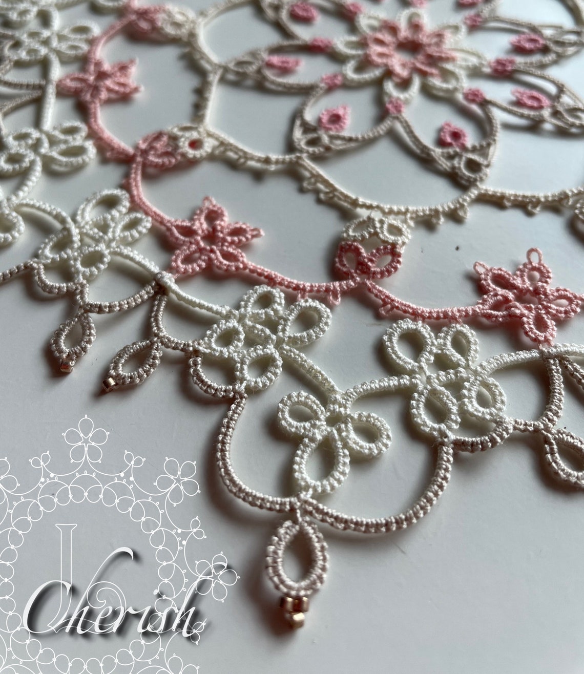 Tatting Lace PDF Pattern Cherish instant Etsy