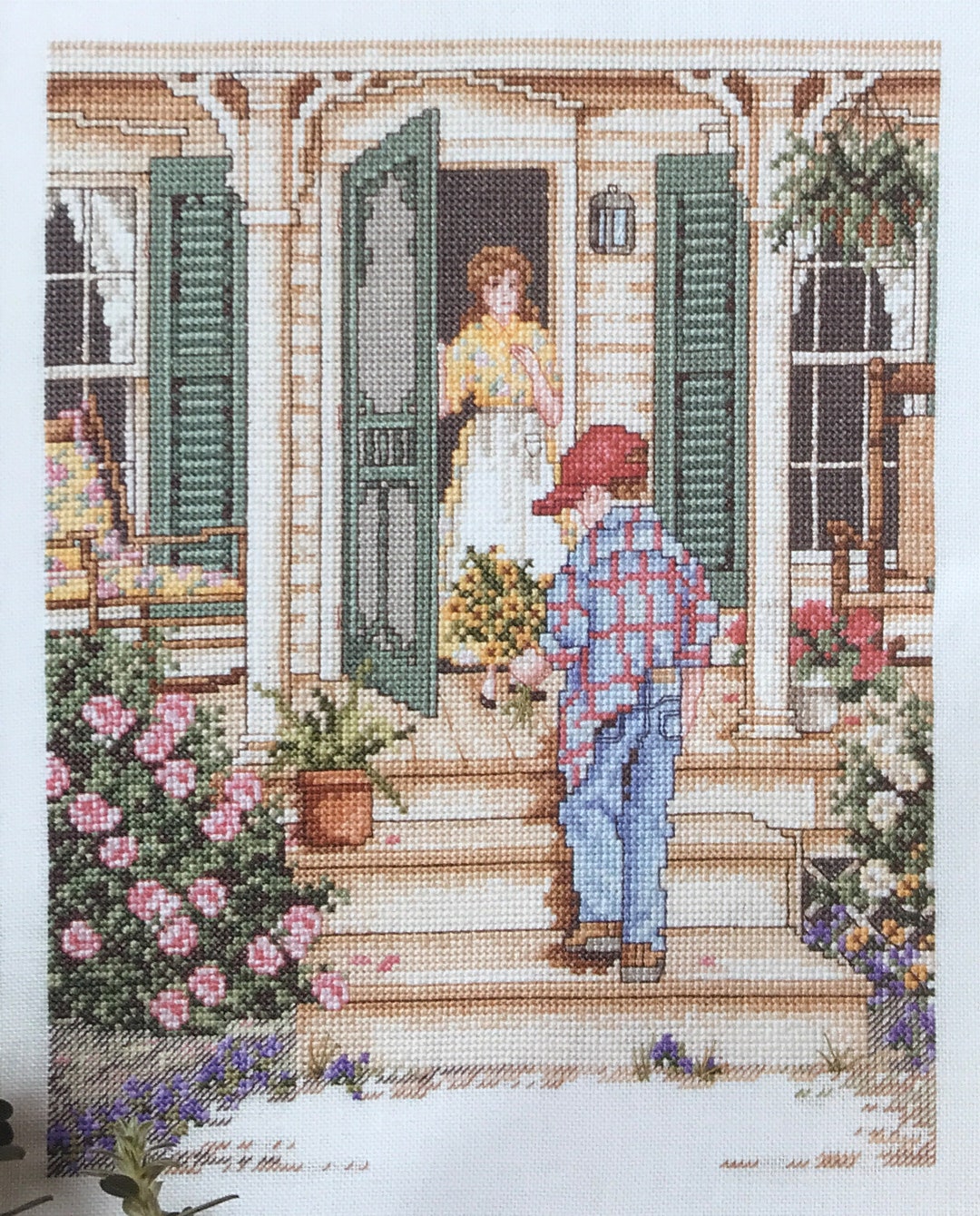 Flowers for Mama by Paula Vaughan Counted Cross Stitch Pattern Etsy