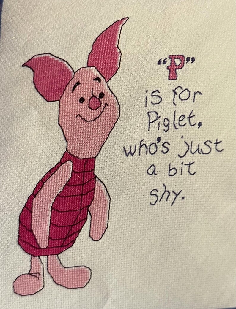 Winnie the Pooh Counted Cross Stitch Pattern Pdf Baby Nursery Instant ...